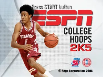 ESPN College Hoops 2K5 screen shot title